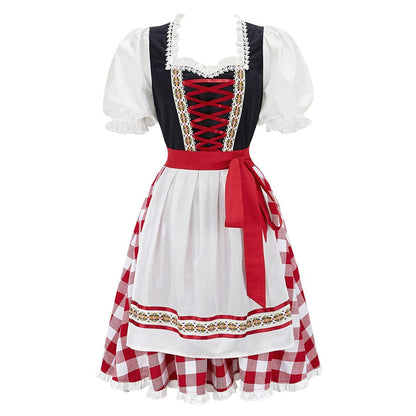 Oktoberfest Dirndl kostym med vackra broderier