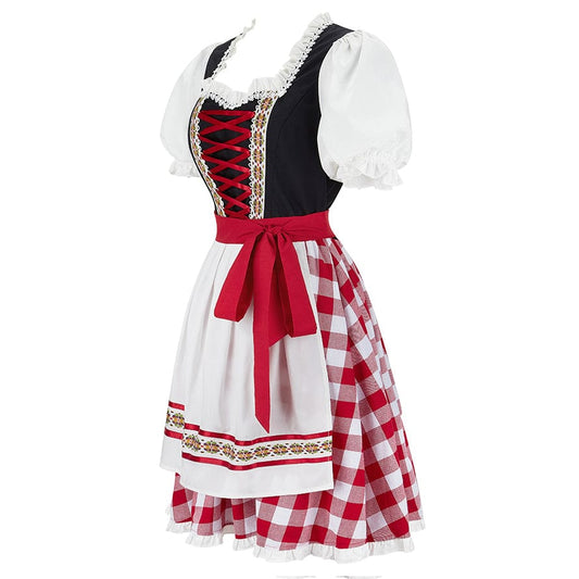 Oktoberfest Dirndl kostym med vackra broderier