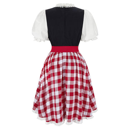 Oktoberfest Dirndl kostym med vackra broderier