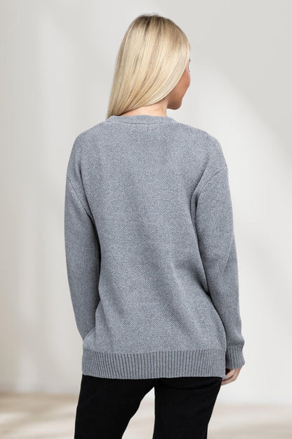 Bekväm Öppen Framsvett Sweater Cardigan för Alla Tillfällen